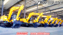挖掘機(jī)械國三時(shí)代，寶鼎小型挖掘機(jī)、抓木機(jī)廠家銷量倍增