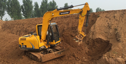 挖土回填、破碎拆除、開山抓木，寶鼎反鏟90小型挖掘機樣樣精通