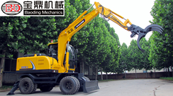 寶鼎挖掘機(jī)廠家輪式抓木機(jī)閃耀市場(chǎng)五大亮點(diǎn)解讀
