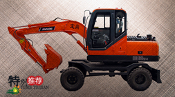 寶鼎BD80W-8輪式挖掘機(jī)兼顧多用途更受市場(chǎng)歡迎