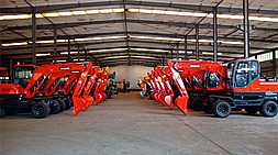 寶鼎挖掘機廠家產銷兩旺持續進一步加強產品的性能提高產品競爭能力