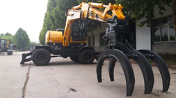 寶鼎BD95W-9A輪式挖掘機(jī)抓木機(jī)演變歷程