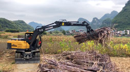 廣西抓木機(jī)需求放緩,寶鼎輪式抓木機(jī)廠家持續(xù)暢銷(xiāo)