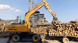 寶鼎抓木機廠家輪式車型或面對重大變革