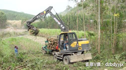 寶鼎95抓木機隱藏不住的洪荒之力