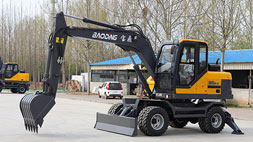 寶鼎輪挖廠家小輪式挖掘機車型推薦