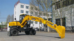 寶鼎輪式挖掘機(jī)廠家車型推薦