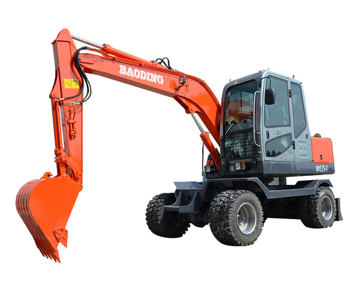 寶鼎小型輪式75挖掘機 寶鼎小型輪式75挖掘機