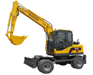 寶鼎小型輪式90-7挖掘機