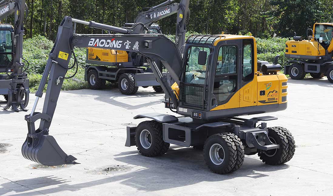 寶鼎BD80W-9H輪式挖掘機(jī)