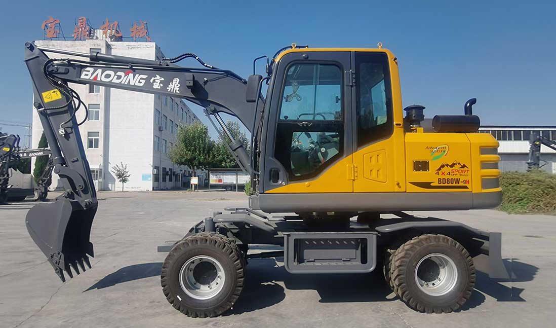 寶鼎BD80W-9H輪式挖掘機(jī)