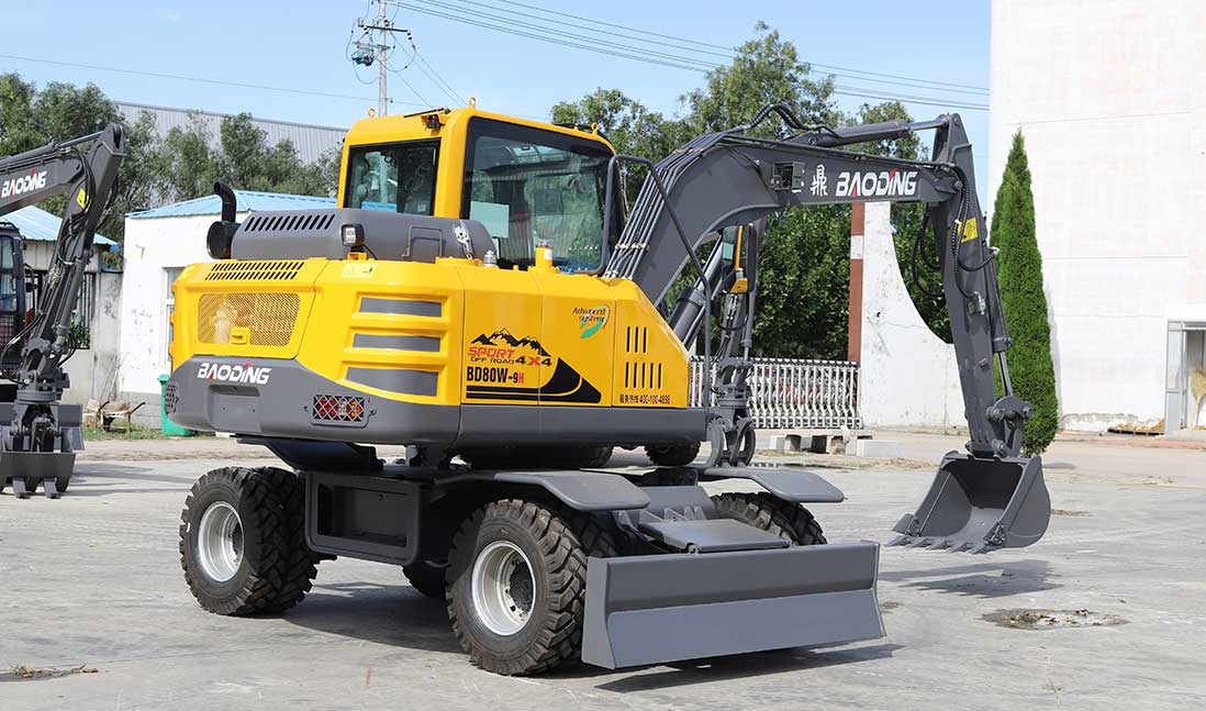 寶鼎BD80W-9H輪式挖掘機(jī)